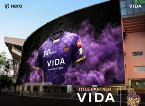 VIDA сотрудничает с Kolkata Knight Riders в качестве титульного спонсора, заряжая новое поколение энергией 