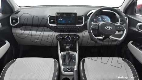 Hyundai Venue 2022 1.2 Kappa MT SX — обзор двухцветного интерьера 