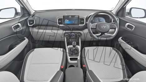 Hyundai Venue 2022 1.2 Kappa MT SX — обзор двухцветного интерьера 
