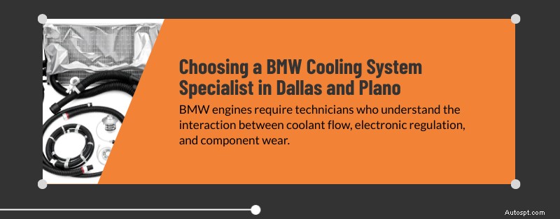 Экспертный сервис системы охлаждения BMW в Далласе и Плано, Техас 
