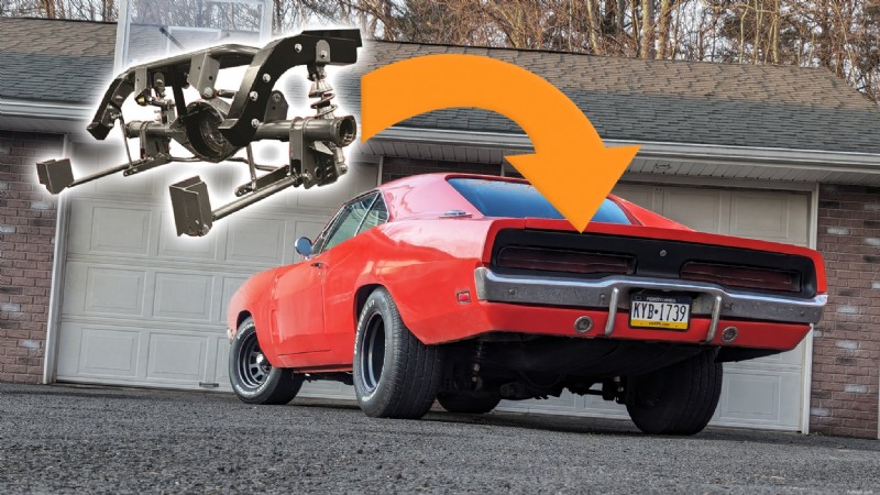 Преобразование Dodge Charger 1969 года:успешная модернизация 4-рычажной задней подвески Heidts 