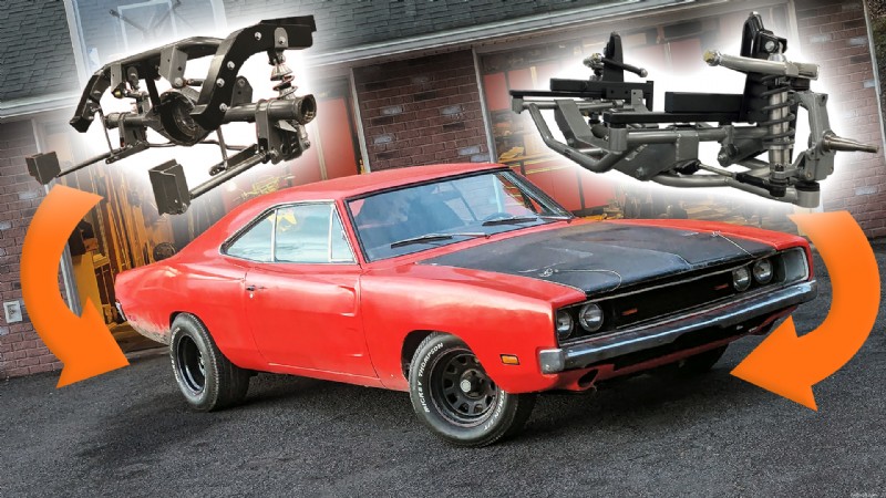 Тестирование задних комплектов Heidts 4-Link и IFS на Dodge Charger 