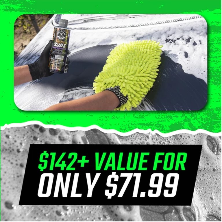 Сэкономьте 50 % на наборе для мытья, сушки и блеска от Chemical Guys — эксклюзивное предложение Киберпонедельника 