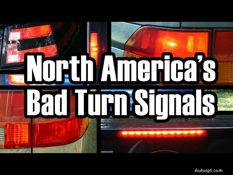 Почему автомобили в США используют красные поворотники, а не желтые:нормативные обоснования 